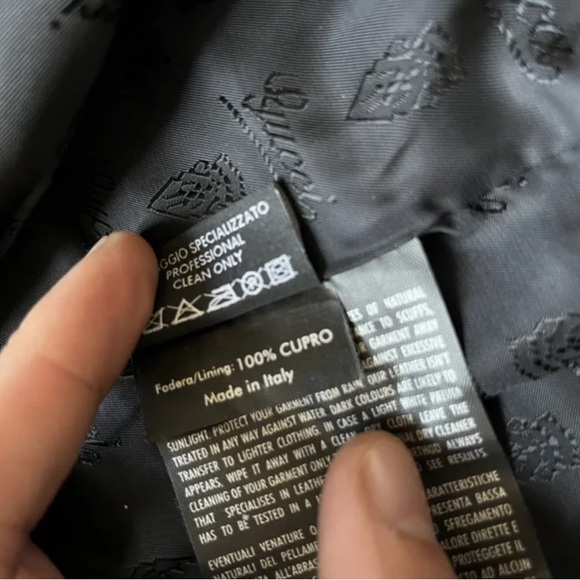 Gucci Women’s Leather Jacket Size 52 IT/Size 16 US - Picture 8 of 10